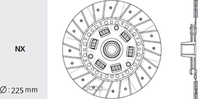 Диск сцепления (Valeo) Valeo. Артикул HD09