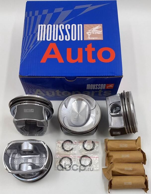 Поршень кольца комплект EA111 1.4T CAVD на 1 цилиндр (Mousson). Артикул SPR14EA111M3STD