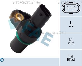 Датчик положения распредвала FAE для BMW 1 I (E81/E82/E87/E88) 2006-2011. Артикул 79387