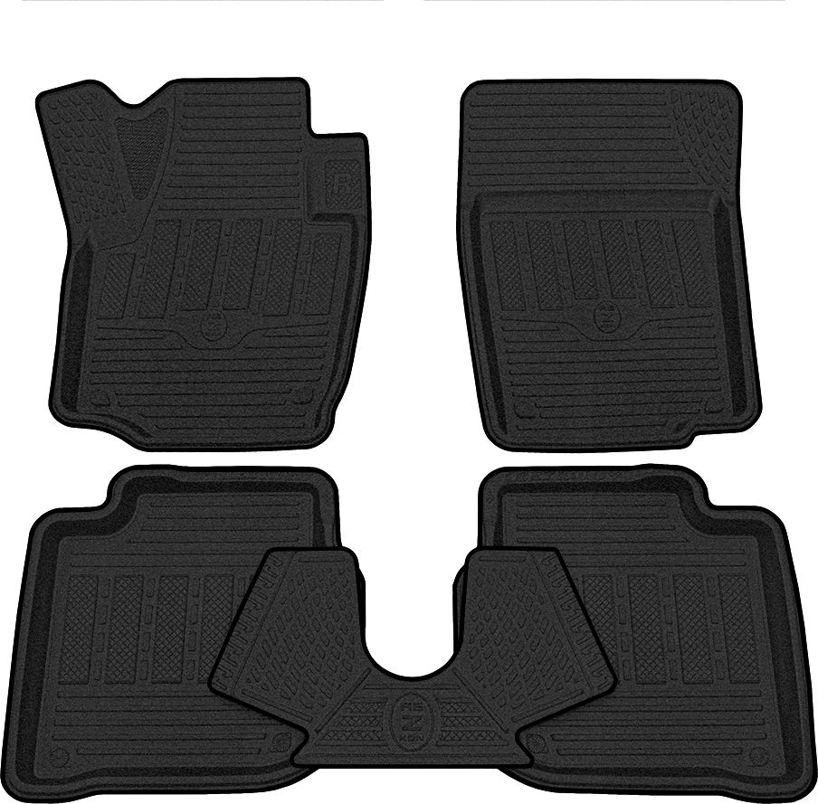 Коврики Rezkon 3D Evaplast для салона Volkswagen Polo VI 2020-2026. Артикул 4535020200