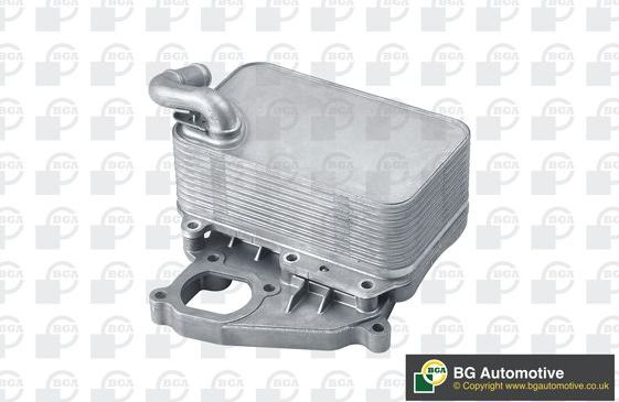 Радиатор масляный (маслоохладитель) для двигателя BGA (алюминий). Артикул CO9601