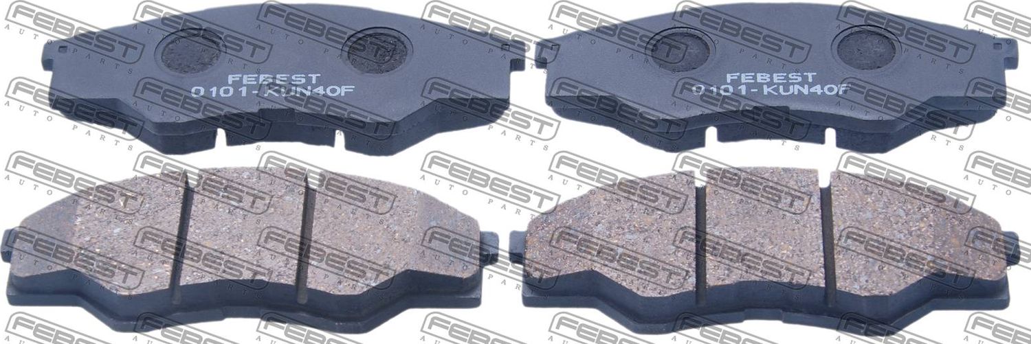 Тормозные колодки Febest. Артикул 0101-KUN40F