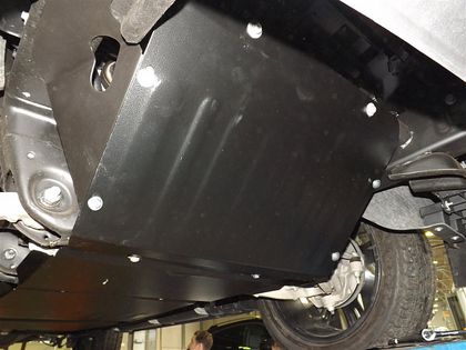 Защита алюминиевая Alfeco для картера (2 части) Cadillac Escalade IV 2014-2020. Артикул ALF.37.06al