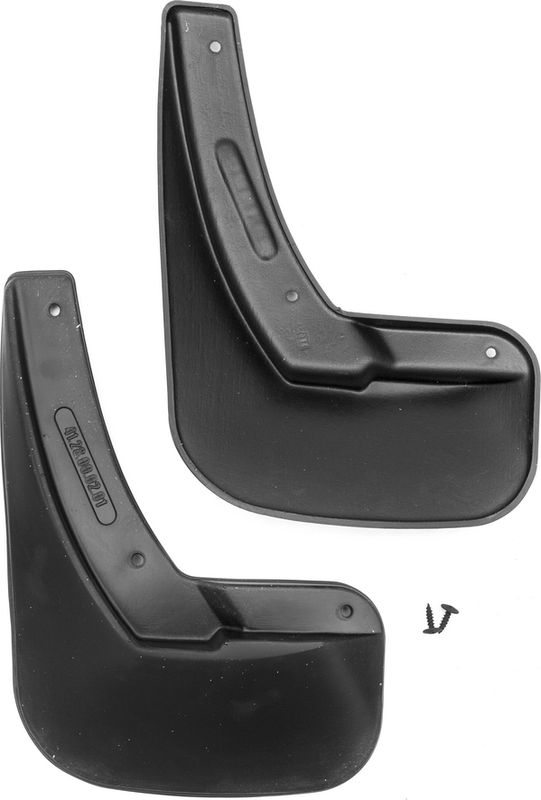 Брызговики Frosch (в пакете) задняя пара для Renault Sandero Stepway I 2010-2014. Артикул NLF.41.28.E11