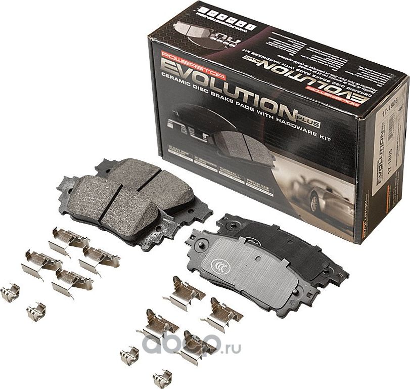 Задние керамические колодки Evolution PLUS Z17 PowerStop 17-1805 Powerstop. Артикул 171805