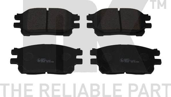 Тормозные колодки NK. Артикул 224571