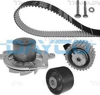 Помпа (водяной насос) с комплектом ремня ГРМ Dayco для Opel Astra H 2004-2010. Артикул KTBWP4580