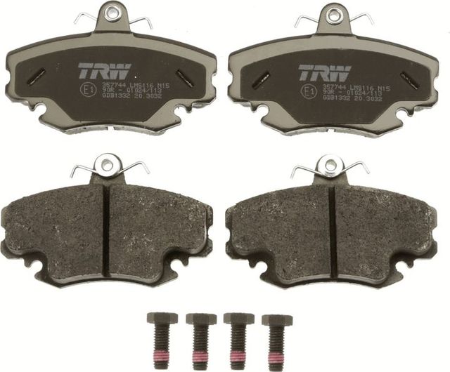 Тормозные колодки TRW COTEC передние для Renault Logan I 2008-2015. Артикул GDB1332