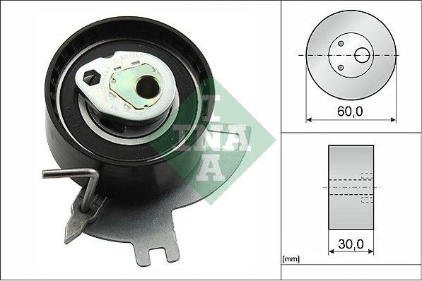 Натяжной ролик (натяжитель) ремня ГРМ Ina. Артикул 531 0885 10