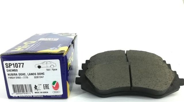 Тормозные колодки Sangsin Hi-Q. Артикул SP1077