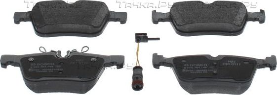 Тормозные колодки Bosch (Low-Metallic). Артикул 0 986 494 752
