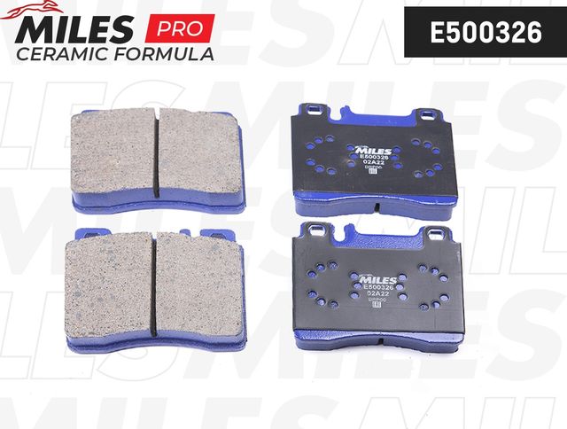 Тормозные колодки Miles (Керамика). Артикул E500326
