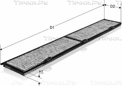 Салонный фильтр  Tecneco Filters для BMW 1 I (E82/E88) 2007-2013. Артикул CK8430C