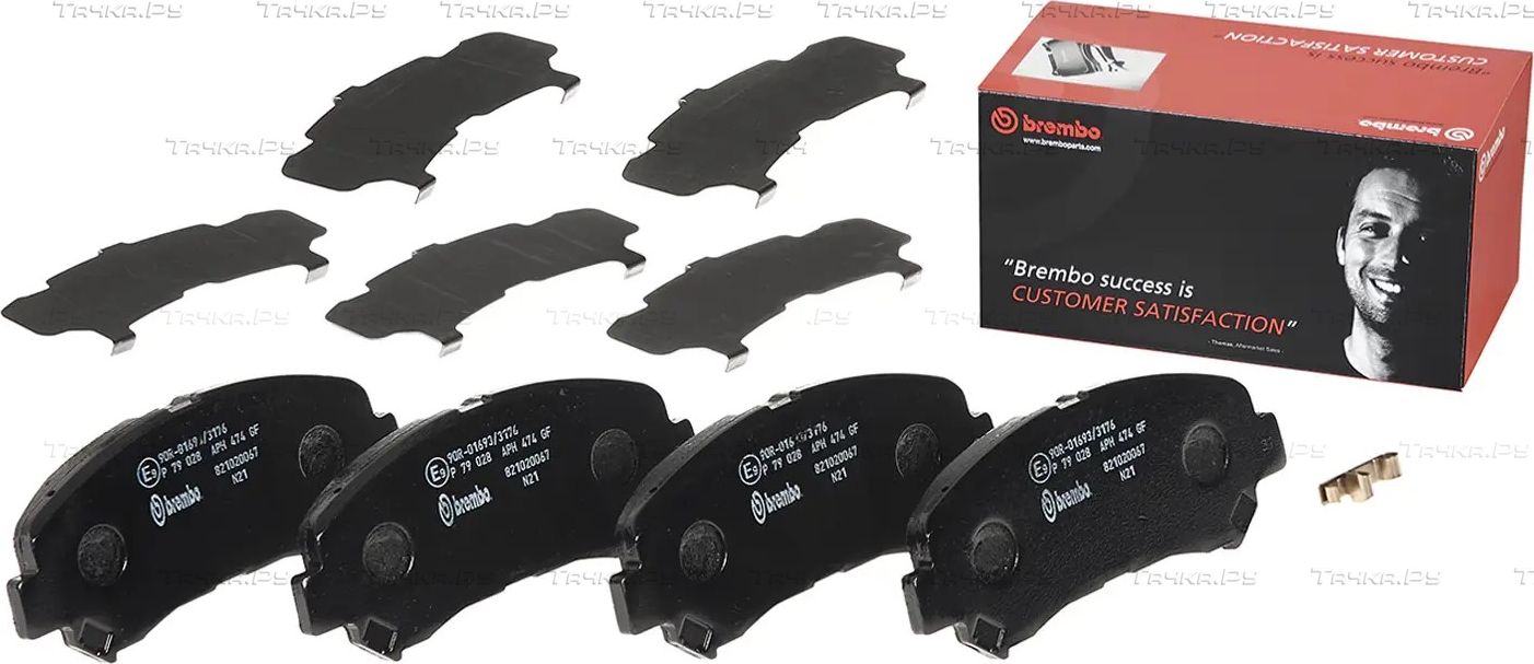 Тормозные колодки Brembo PRIME LINE передние для Suzuki Kizashi 2010-2014. Артикул P 79 028