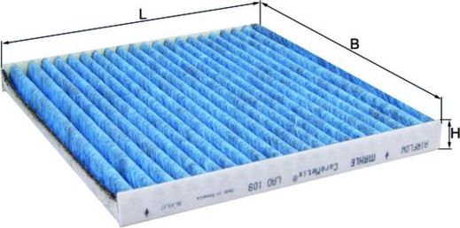 Салонный фильтр Mahle CareMetix® для BYD F3 I 2005-2012. Артикул LAO 109