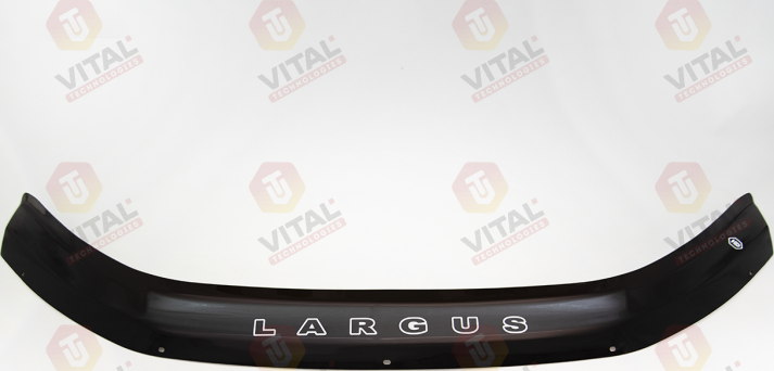 Дефлектор VT52 для капота Lada Largus I рестайлинг (R90) 2021-2026. Артикул VZ16VT