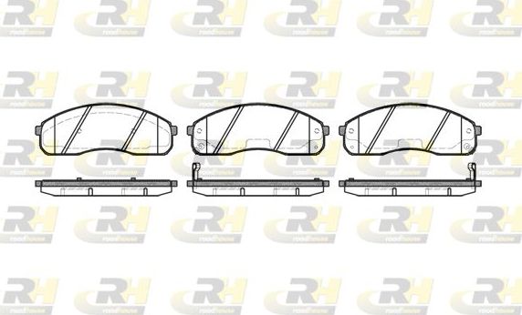 Тормозные колодки RoadHouse передние для Kia Bongo IV 2012-2026. Артикул 2821.02