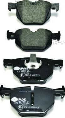 Тормозные колодки Hella задние для BMW X6 I (E71) 2008-2014. Артикул 8DB 355 013-941