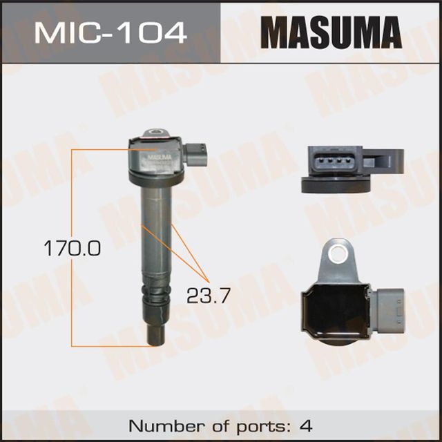 Катушка зажигания Masuma. Артикул MIC-104