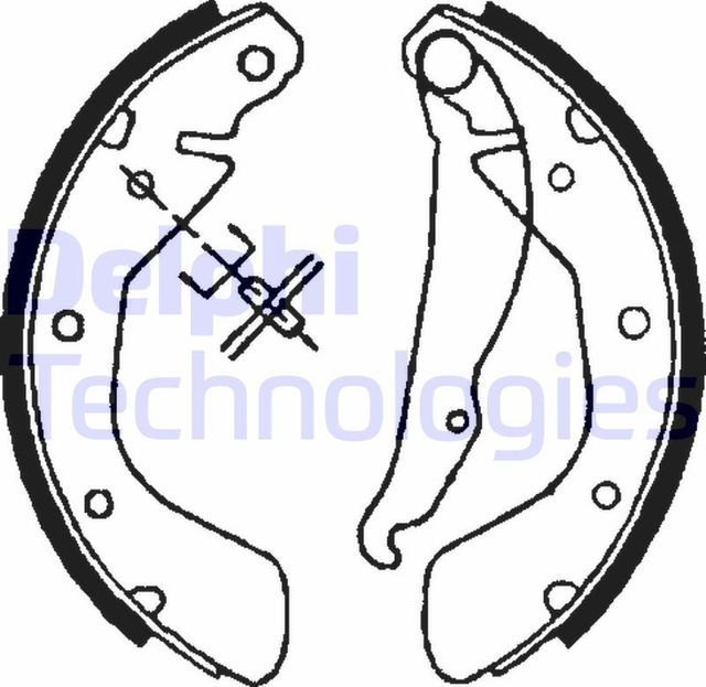 Тормозные колодки Delphi. Артикул LS1621