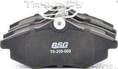 Тормозные колодки BSG. Артикул BSG 70-200-003