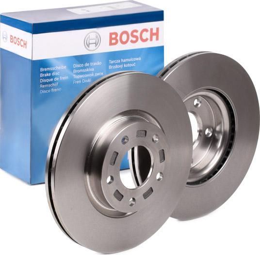 Тормозной диск Bosch передний для Mazda 3 I (BK) 2003-2008. Артикул 0 986 479 183