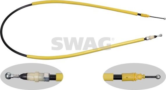 Трос ручника (тросик ручного тормоза) SWAG. Артикул 60 93 3168