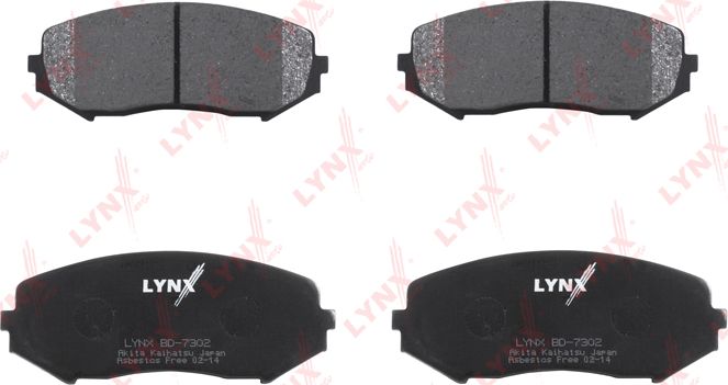 Тормозные колодки LYNXauto. Артикул BD-7302