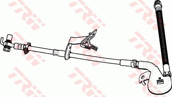 Тормозной шланг TRW передний правый для Citroen C6 2007-2012. Артикул PHD1134