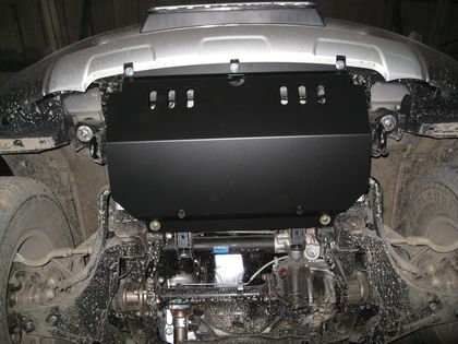 Защита Alfeco для радиатора (часть 1) Mitsubishi Pajero Sport II 2008-2015. Артикул ALF.14.08.1 st
