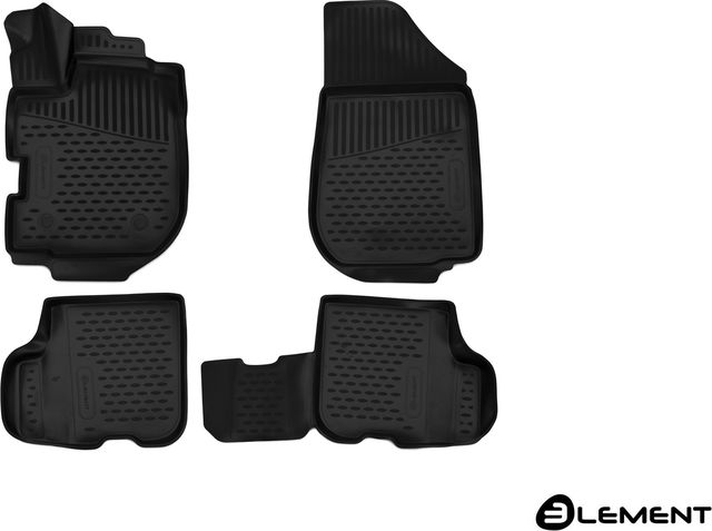 Коврики Element для салона Renault Sandero II хетчбек 2016-2026. Артикул ELEMENT3D4151210k
