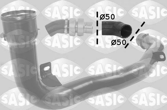 Патрубок интеркулера Sasic. Артикул 3330058