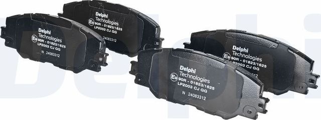 Тормозные колодки Delphi (Low-Metallic). Артикул LP2003