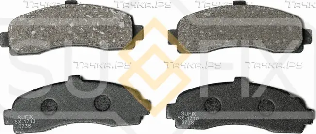 Колодки тормозные передние (Sufix). Артикул SX1710