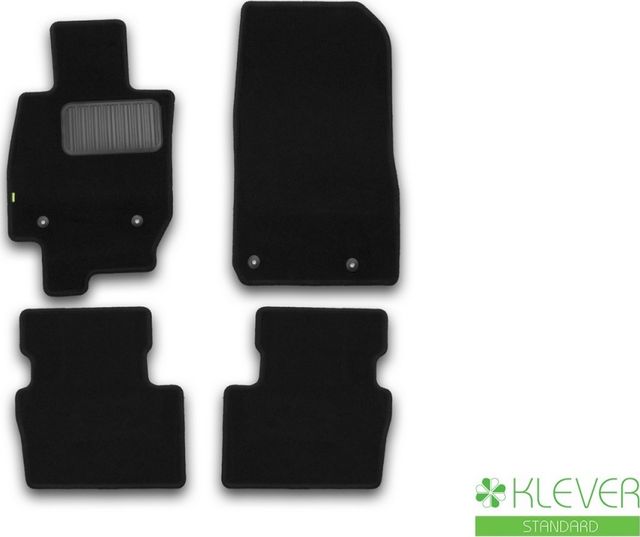Коврики Klever Standard для салона Mazda CX-3 кроссовер 2015-2026. Артикул KLEVER02332801210kh
