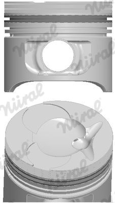 Поршневая група Nural. Артикул 87-743100-10