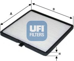 Салонный фильтр UFI для UZ-Daewoo Gentra 2013-2024. Артикул 53.126.00