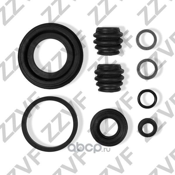 РЕМКОМПЛЕКТ СУППОРТА ТОРМОЗНОГО ЗАДНЕГО HONDA ACCORD 0V6 4AT (02-) CIVIC HYBRID (Zzvf). Артикул ZVCER097