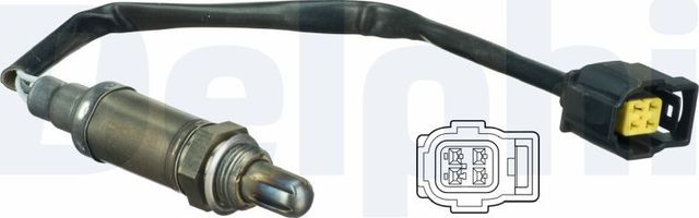 Лямбда-зонд (кислородный датчик) Delphi передний правый/левый для Jeep Liberty KK 2008-2013. Артикул ES11003-12B1