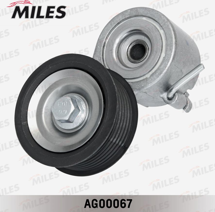 Натяжной ролик (натяжитель) приводного ремня Miles. Артикул AG00067