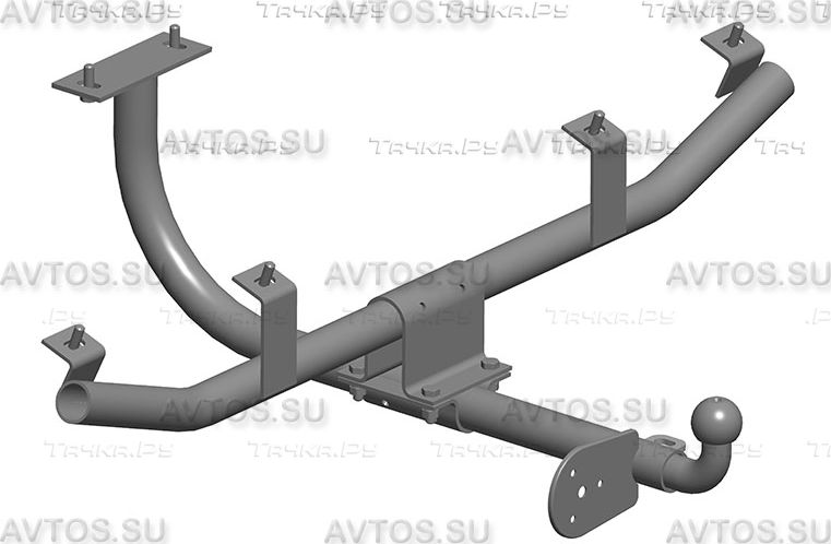 Фаркоп AvtoS (разборный) для ВАЗ 2123 Нива 2002-2026. Артикул VAZ-23