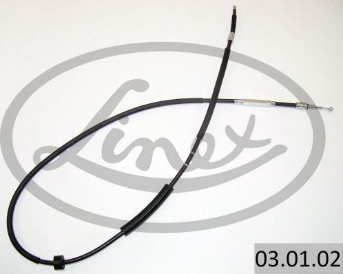 Трос ручника (тросик ручного тормоза) Linex правый/левый для Audi A4 I (B5) 1994-2001. Артикул 03.01.02
