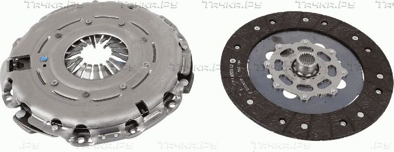Сцепление (комплект) SACHS XTend для Citroen C4 SpaceTourer I 2018-2026. Артикул 3000 950 681