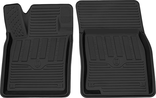 Коврики Rezkon резиновые передние для салона Nissan Qashqai II 2014-2026. Артикул 1525020200