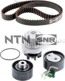 Помпа (водяной насос) с комплектом ремня ГРМ NTN / SNR для Citroen C4 I 2004-2011. Артикул KDP459.520
