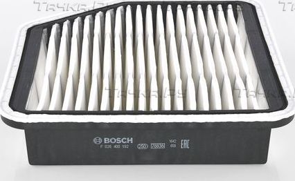 Воздушный фильтр Bosch для Toyota Mark X I 2004-2009. Артикул F 026 400 192