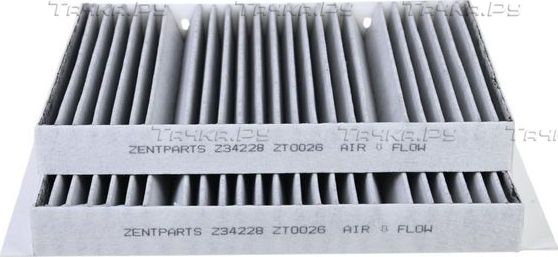 Салонный фильтр Zentparts. Артикул Z34228
