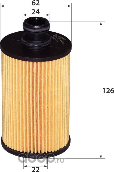 Фильтр масляный (RB-Exide). Артикул O0804E