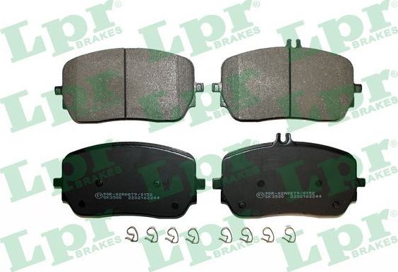 Тормозные колодки LPR. Артикул 05P2244