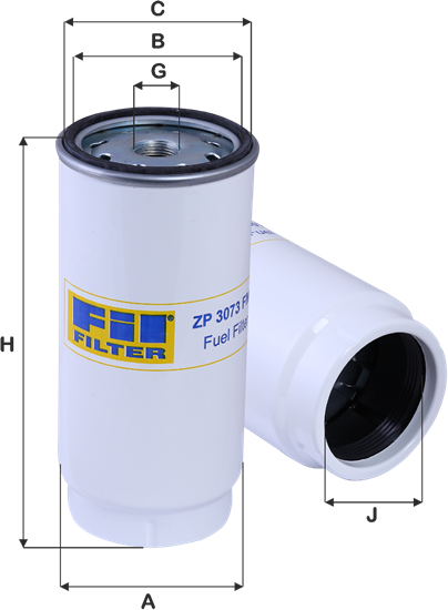 Топливный фильтр FIL Filter для Mercedes-Benz Econic II 2013-2026. Артикул ZP 3073 FMB